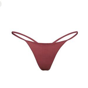 SKIMS BERRY FITS EVERYBODY MICRO THONG | SIZE 3X | MSRP $32 | NWT